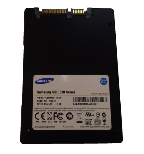 Samsung 512gb ssd sata - samsung, 830