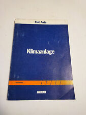 Fiat Klimaanlage Werkstatthandbuch 1982 Fiat 131 Supermirafiori Argenta Ritmo