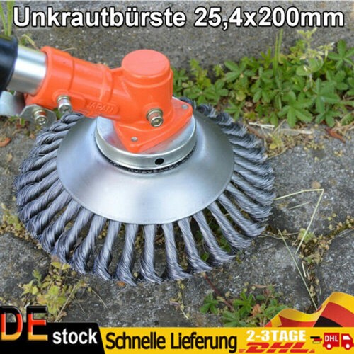 Unkrautbürste drahtbürste - unkrautbürste,