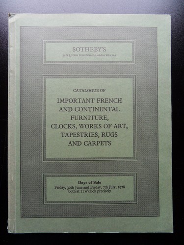 Sotheby katalog 1978 mit - sotheby´s,