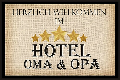 Fussmatte herzlich - fussmatte,