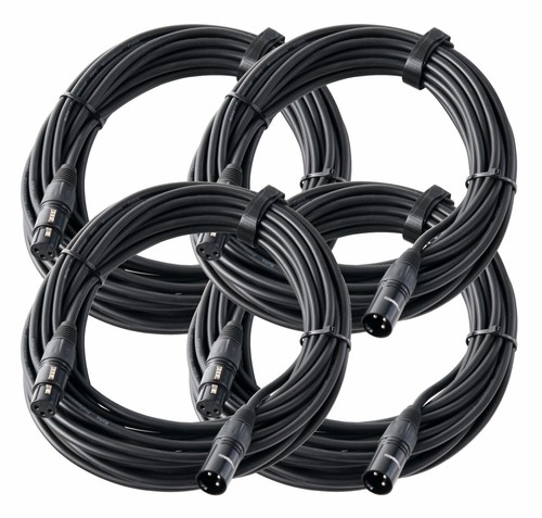 Set 10m xlr mikrofonkabel - 4x,