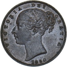 1854 Farthing - Victoria