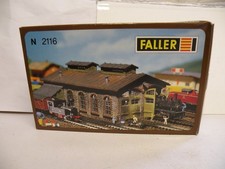 Faller N 2116 BAUSATZ 2-ständiger Lokschuppen Natursteinoptik OVP neuwertig