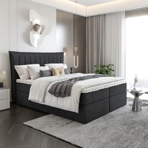 Bett boxspringbett luma mit - boxspringbett,