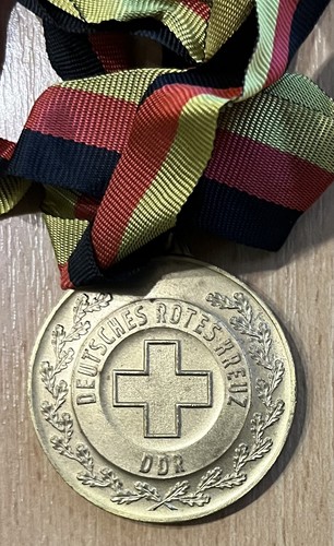 Medaille ddr drk deutsches - medaille,