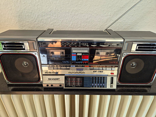 Sharp 780 boombox fm - gf-780,