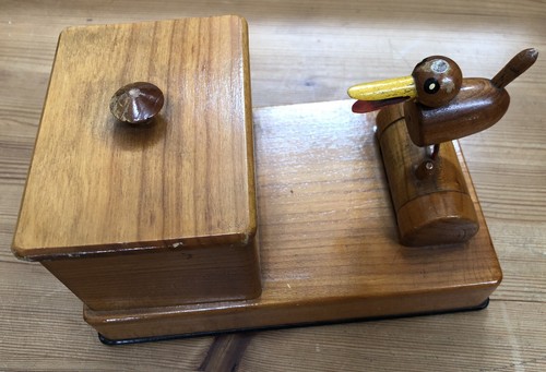 Antik holz zigarettenspender - antik,