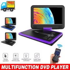 14,5’’ Tragbarer DVD Player mit 9,5’’ HD Display 4-6 Std. Wiederaufladbare Akku