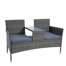 Polyrattan gartenbank bank - gartenbank,