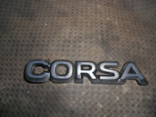 Typenschild / Heckklappenemblem Opel Corsa A