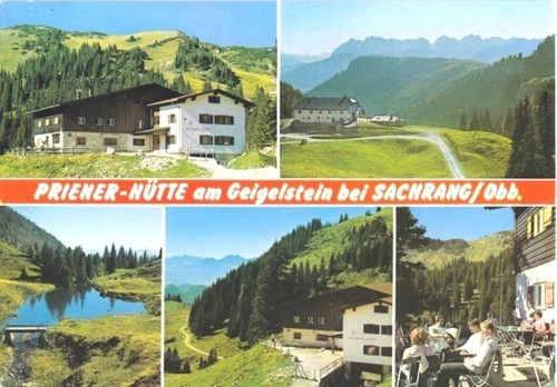 Sachrang priener hütte - ak,,