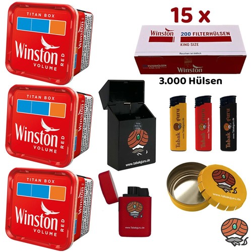 Winston red rot - red/rot, volumentabak