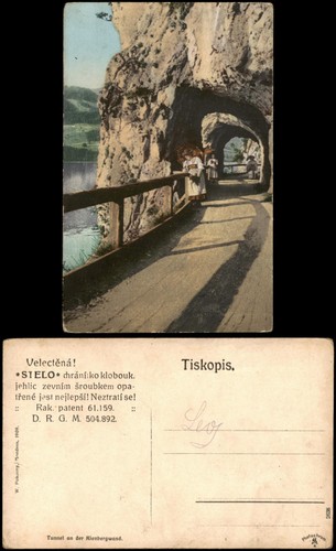 Ansichtskarte mondsee tunnel - ansichtskarte,