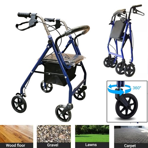 Faltbarer rollator mit sitz - faltbarer,