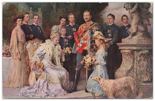 Kunst kaiser wilhelm - kaiser, mit
