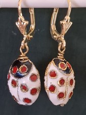 Vintage Cloisonne Marienkäfer