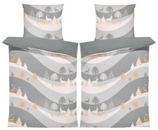 4 teilig Bettwäsche 155x220