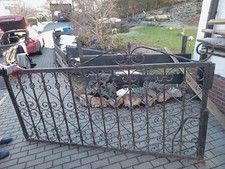 3 Altes Schmiedeeisen Gartenzaun Hoftor Gartentor geschmiedet antik ca. 130 Jahr