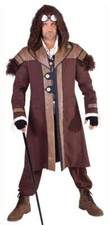 Steampunk Mantel Wikinger Rokoko Kostüm Halloween Gothic Piraten Gangster Pirat