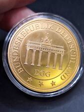 Münze mit 24 Karat Feingold veredelt / Vergoldet DGG Bundesrepublik Deutschland