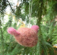 Filzdekoration Vogel