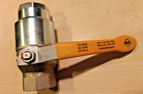 Neu weishaupt gaskugelhahn - weishaupt,