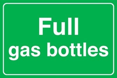 Volle gasflaschen - volle,