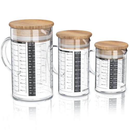 Arendo messbecher set - set, glas