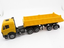 276HO /64 - Kibri H0 - Mercedes Sattelzug Hinterkipper 5achsig gelborange