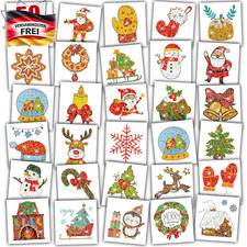 Weihnachten Tattoo Glitzer