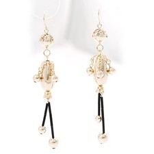 Gold Perlen Ohrhänger