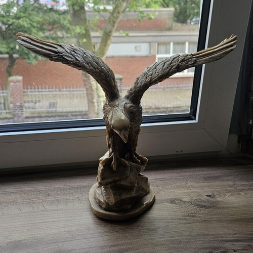 Dekofigur adler skulptur auf - dekofigur,