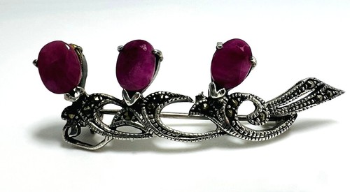 Vintage 925er silber brosche - 925er,