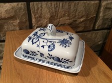 DDR - Butterdose Zwiebelmuster, Triptis 70er