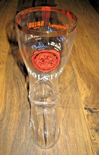 Holsten Bier Stiefelglas/ Bierglas 0,25 L Goldrand Made in Germany
