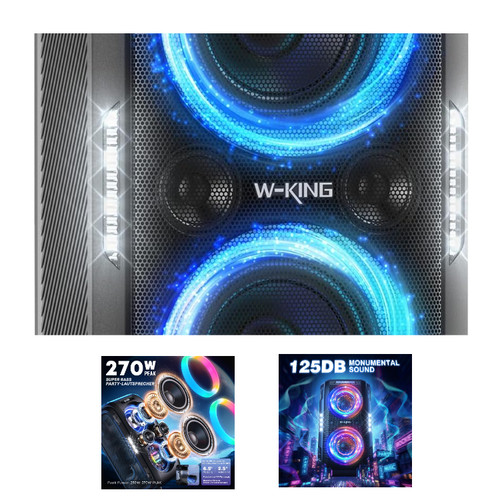 King bluetooth lautsprecher - w-king,