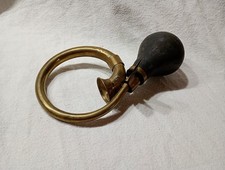 Alte Fahrradhupe,Messing Antik