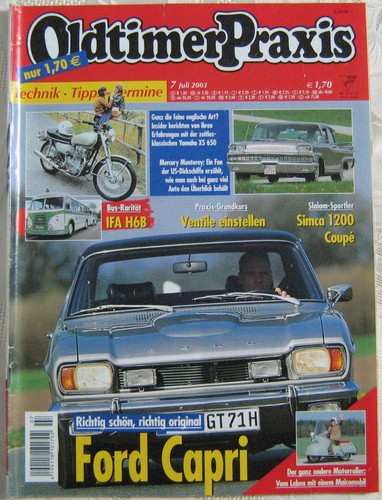 Oldtimer praxis zeitschrift - oldtimer,