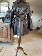 Loewe Mantel, Leder Pelz