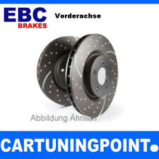EBC Bremsscheiben VA Turbo Groove für Renault Megane 2 Coupe-Cabrio EM0/1 GD982