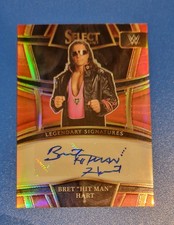 Bret Hart Panini Select Autogramm