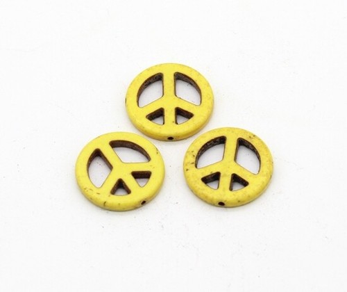 Stk türkis perlen peace - perlen,
