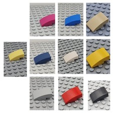 LEGO® 4x Rundstein Dach Bogen Slope 2x3 - 24309 - versch. Farben