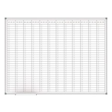 Jahreskalender 90x120cm Jahresplaner Dauerkalender magnethaftend, abwischbar