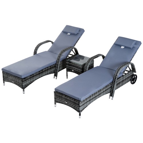 Polyrattan sonnenliege tisch - sonnenliege,