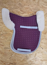 Satteldecke, Schabracke, Mattes DR S, weinrot mit Reflexband - NEU!!!