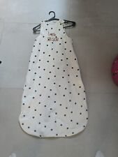 Vertbaudet Ärmelloser Baby LITTLE TRESOR - wollweiß/marine 18-36 Monate