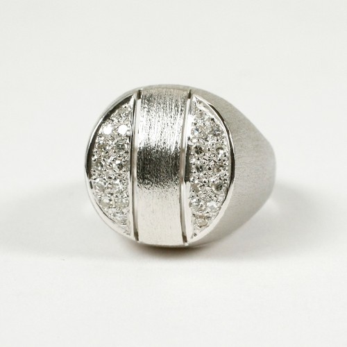 Großer matter ring 585 - großer,