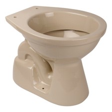 Belvit Stand-WC Tiefspüler Abgang Boden Senkrecht Toilette WC Bahama Beige